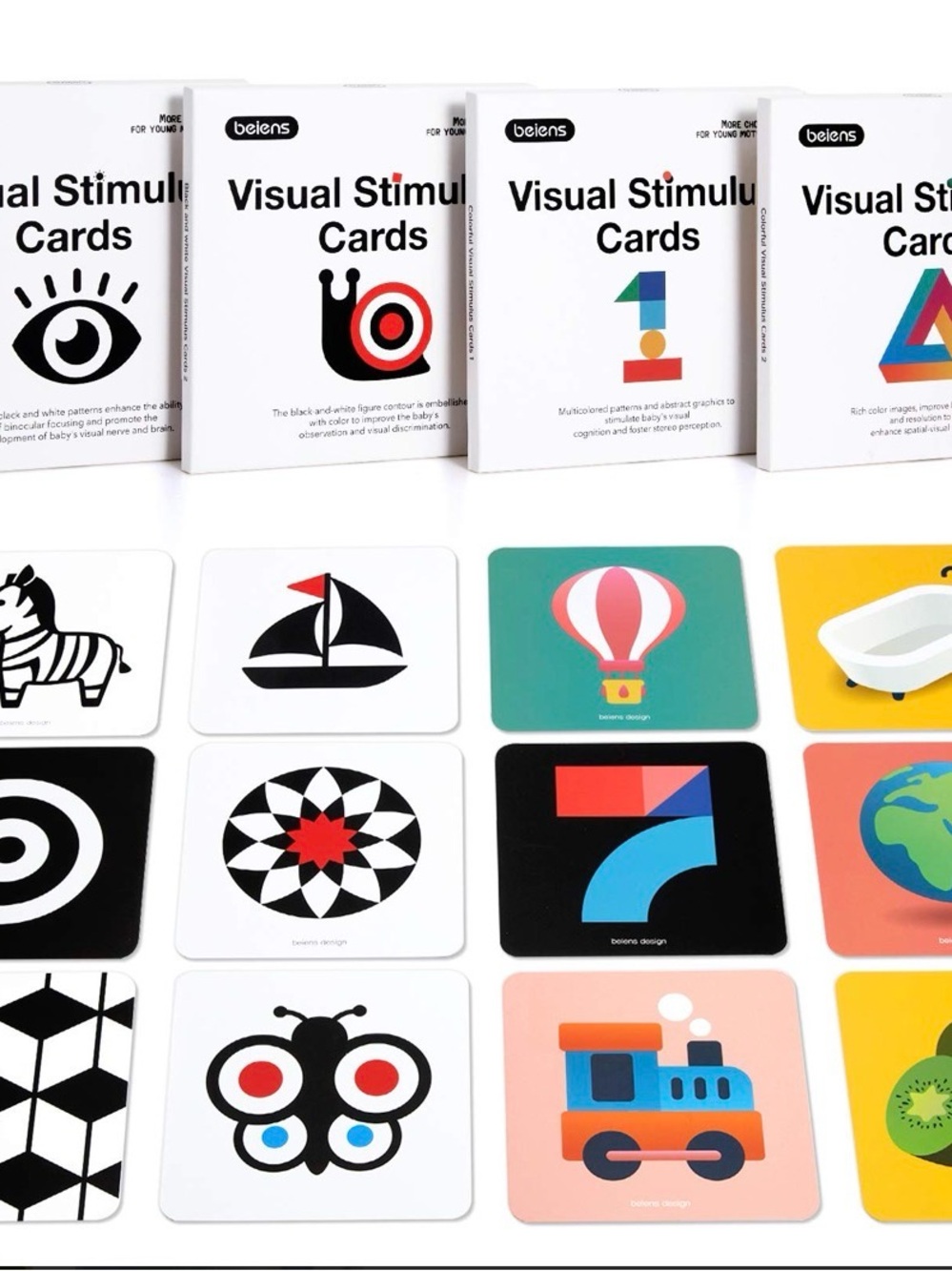 Visual Stimuli Cards for Kids - Multicolor